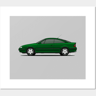 Calibra coupe side profile Posters and Art